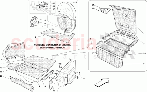 Part Diagram for Ferrari 84387700