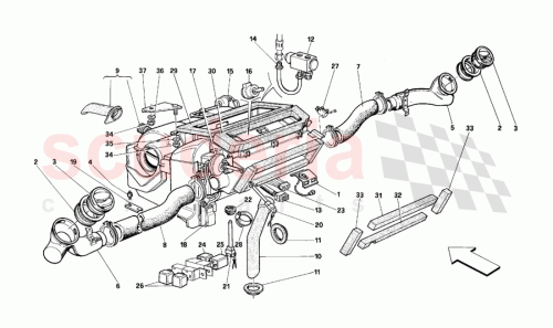 Part Diagram for Ferrari 61528600