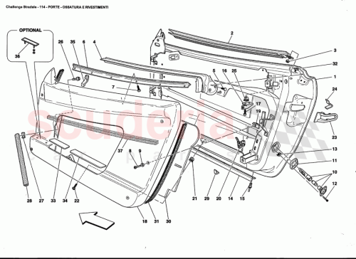 Part Diagram for Ferrari 67538600