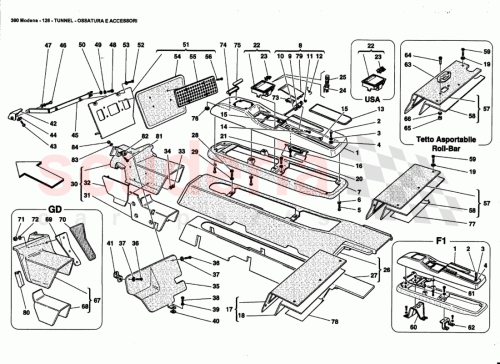 Part Diagram for Ferrari 66761200