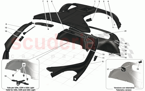 Part Diagram for Ferrari 86537700