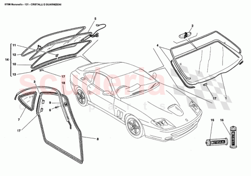 Part Diagram for Ferrari 64943900
