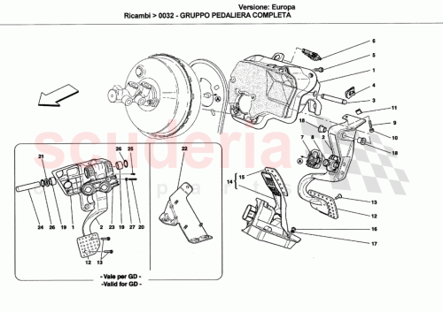 Part Diagram for Ferrari 263503