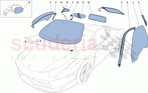 Part Diagram for Ferrari 70002761