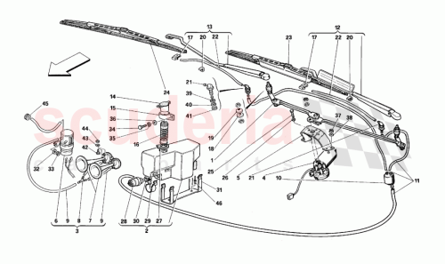 Part Diagram for Ferrari 64291000