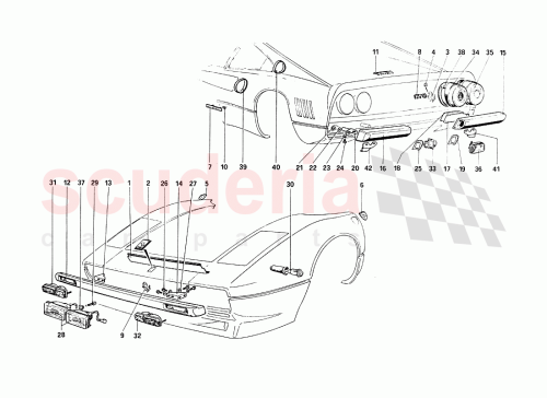 Part Diagram for Ferrari 60170206