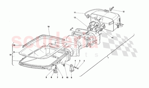 Part Diagram for Ferrari 163794