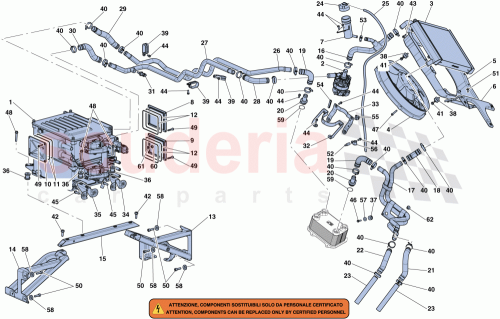 Part Diagram for Ferrari 85494300