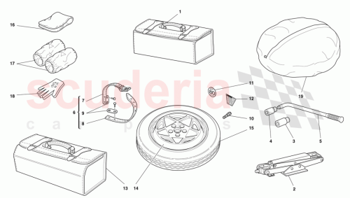 Part Diagram for Ferrari 64483500