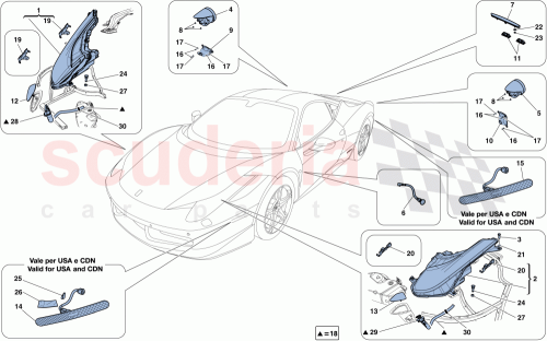 Part Diagram for Ferrari 87807900
