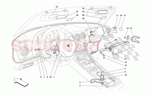 Part Diagram for Ferrari 65424100