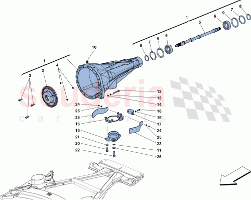 Part Diagram for Ferrari 337965