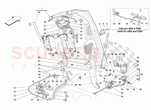 Part Diagram for Ferrari 66403900