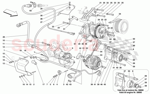 Part Diagram for Ferrari 123350
