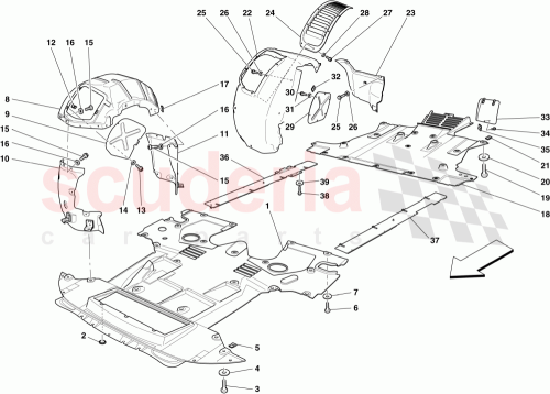 Part Diagram for Ferrari 67134200