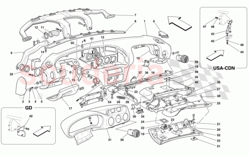 Part Diagram for Ferrari 665017