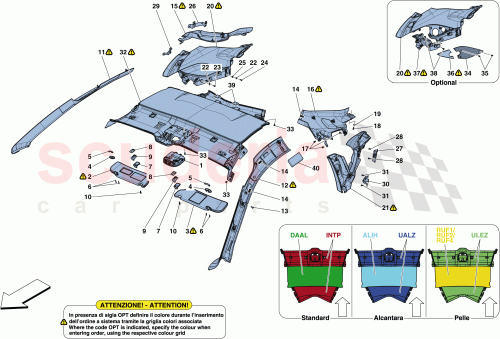 Part Diagram for Ferrari 87131300
