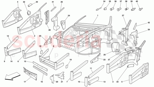 Part Diagram for Ferrari 66278500
