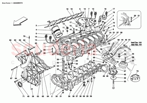 Part Diagram for Ferrari 14305024