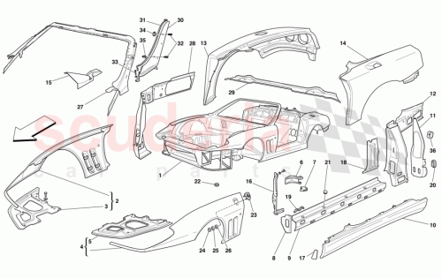 Part Diagram for Ferrari 66353000