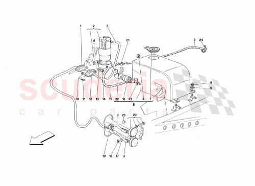 Part Diagram for Ferrari 15517201