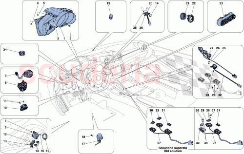 Part Diagram for Ferrari 14642096