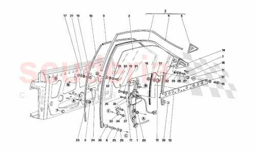 Part Diagram for Ferrari 64536200