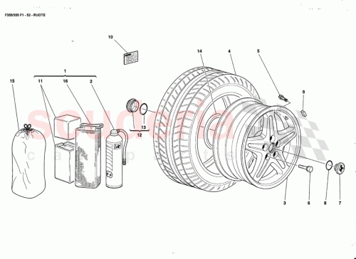 Part Diagram for Ferrari 165960