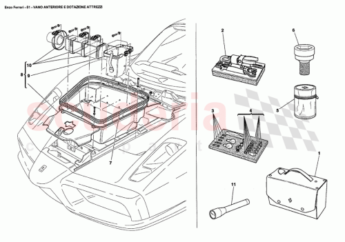 Part Diagram for Ferrari 67635400