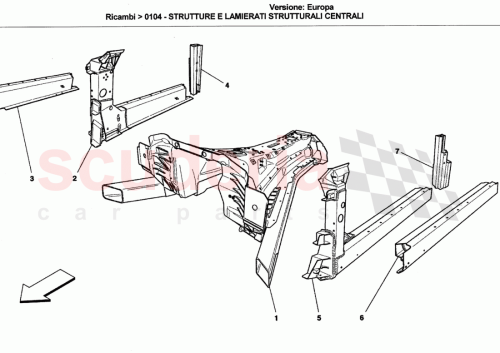 Part Diagram for Ferrari 985261506
