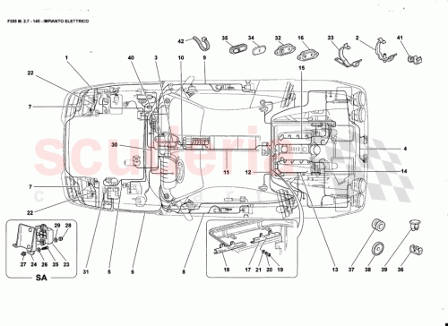 Part Diagram for Ferrari 159787