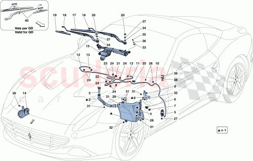 Part Diagram for Ferrari 82009400
