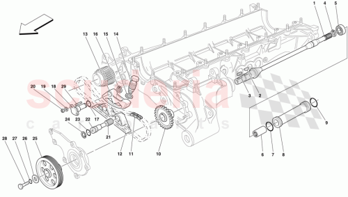 Part Diagram for Ferrari 154389
