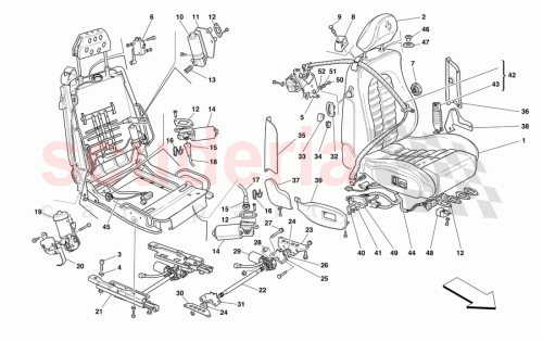 Part Diagram for Ferrari 62618700