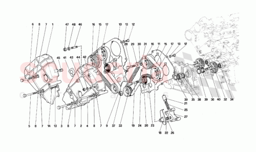 Part Diagram for Ferrari 124921