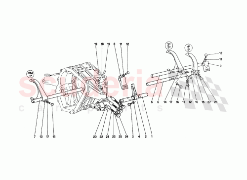 Part Diagram for Ferrari 122633