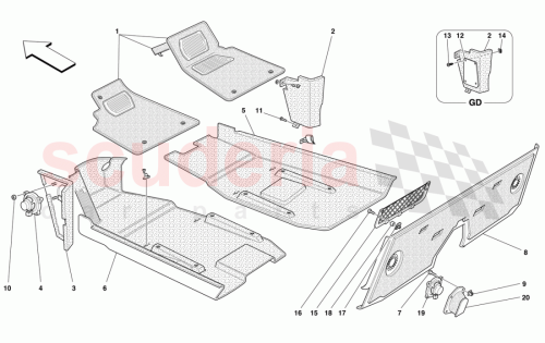 Part Diagram for Ferrari 663479