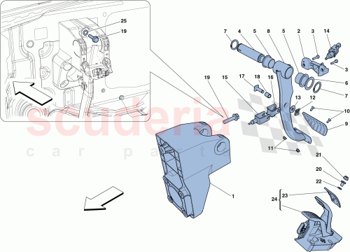 Part Diagram for Ferrari 243120