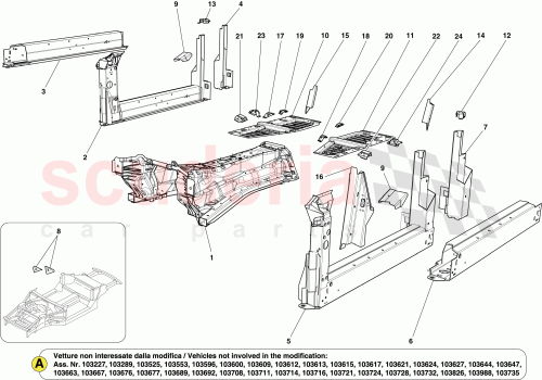 Part Diagram for Ferrari 985279460