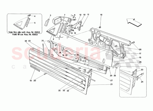 Part Diagram for Ferrari 14304387
