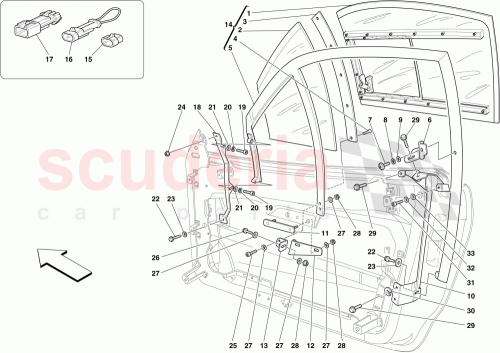 Part Diagram for Ferrari 13027024