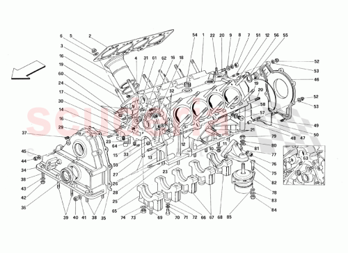 Part Diagram for Ferrari 13540824