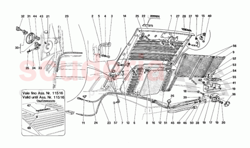 Part Diagram for Ferrari 61499400