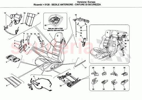 Part Diagram for Ferrari 814059