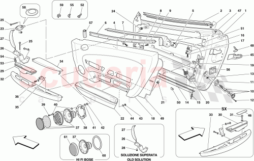 Part Diagram for Ferrari 69995911