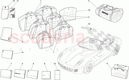 Part Diagram for Ferrari 81000000