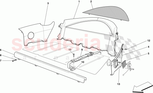 Part Diagram for Ferrari 82906012