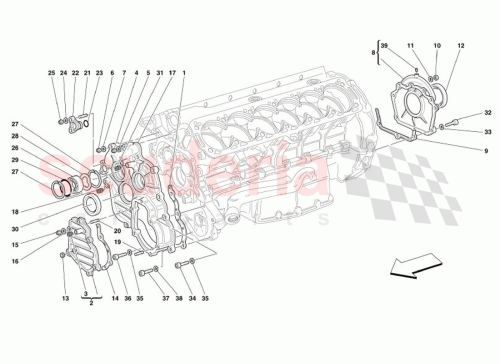 Part Diagram for Ferrari 157120