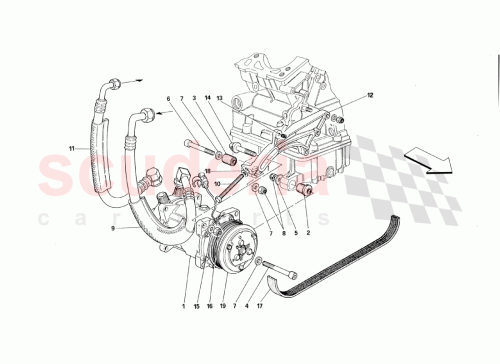Part Diagram for Ferrari 125668