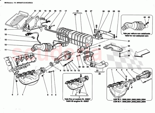Part Diagram for Ferrari 210102